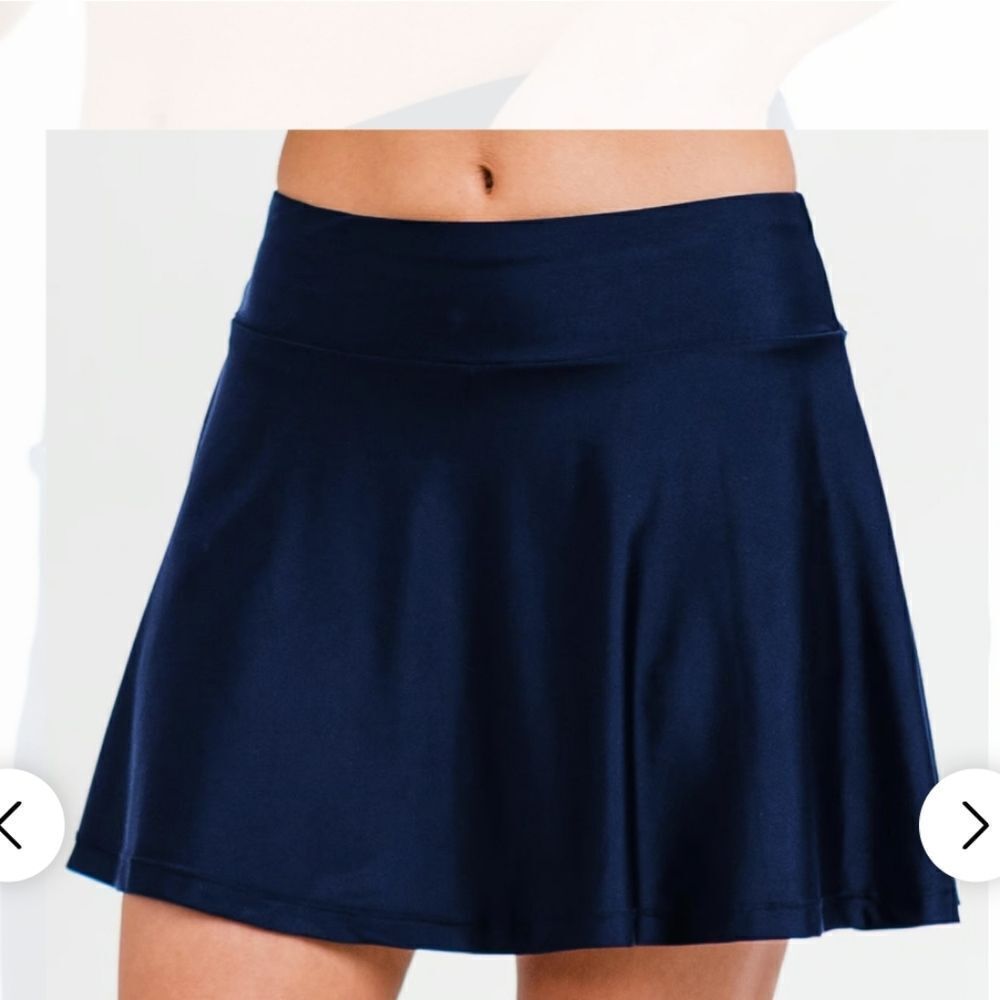 826 NWT Modli Flowy Swim Skort With Shorts Size 1X